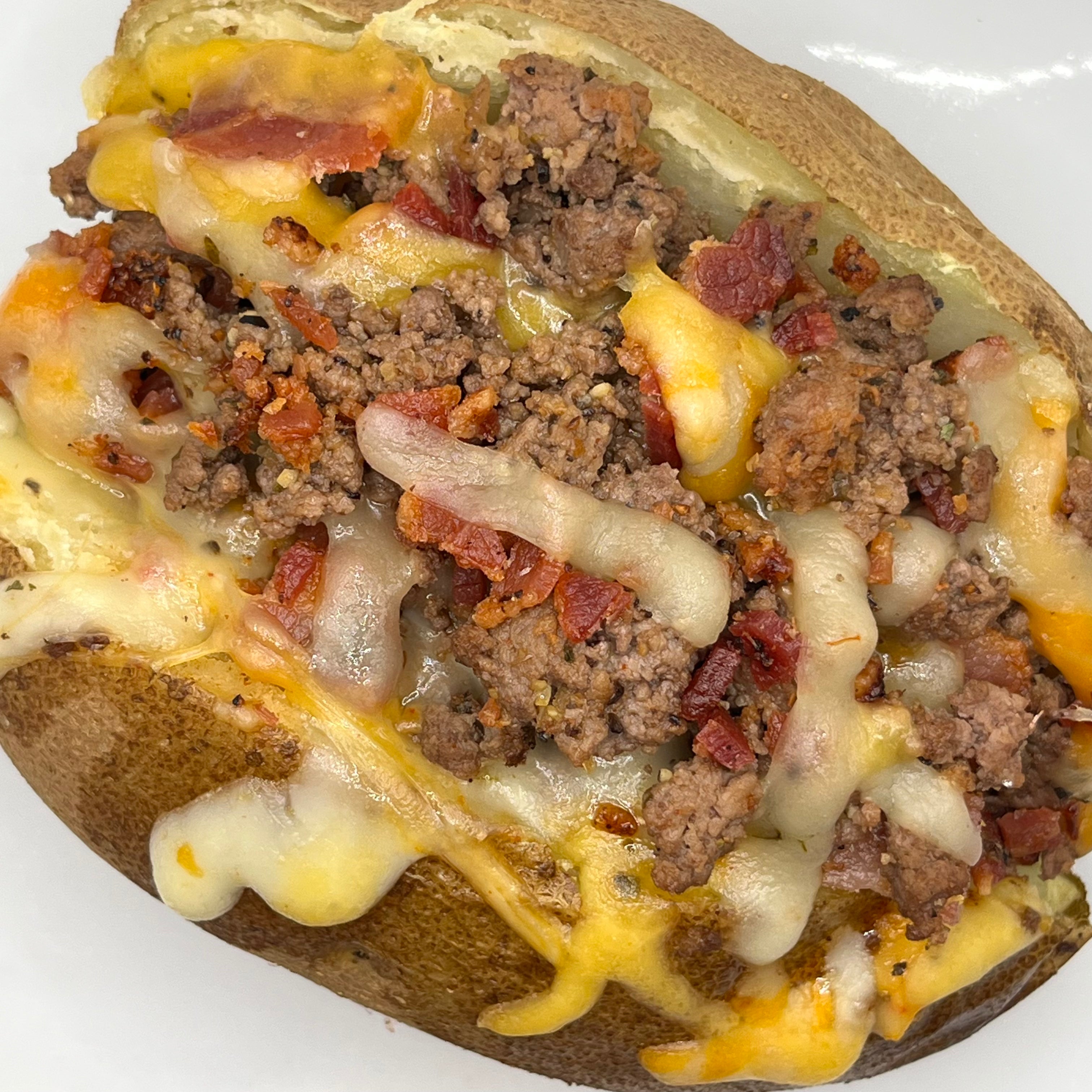 Double Bacon Cheeseburger Spud