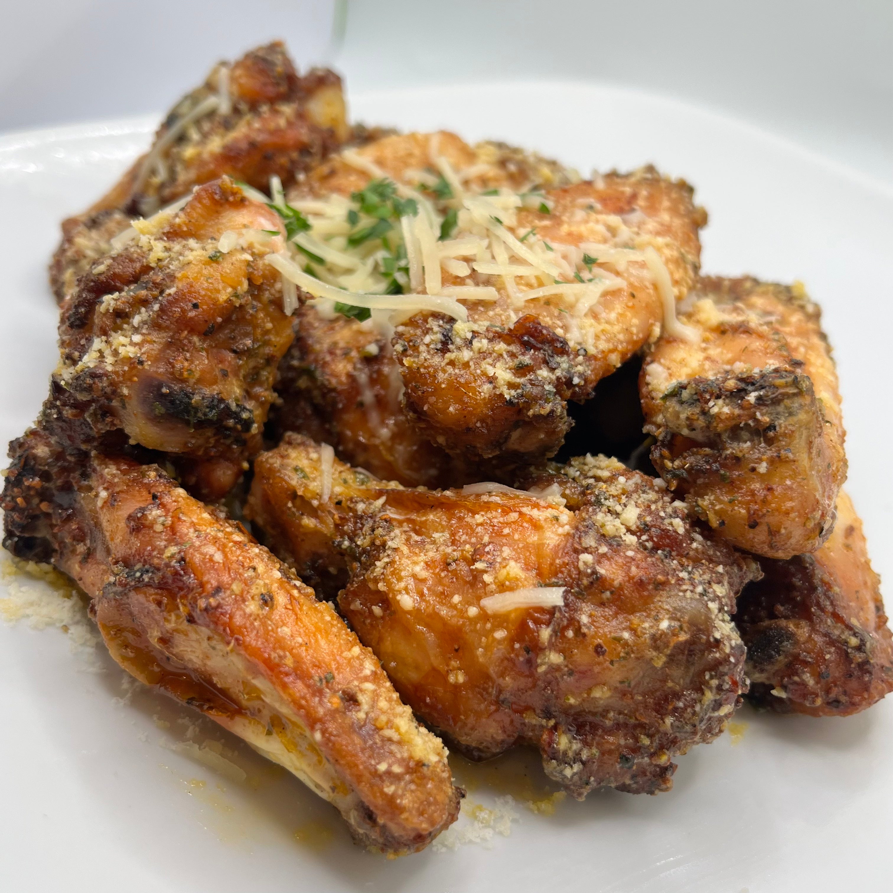 Crazy Amazing Garlic Parmesan Wings